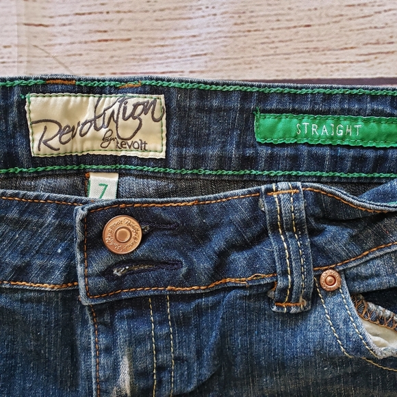 Revolution Bowery Straight Low Rise Jeans 7 - Picture 3 of 10